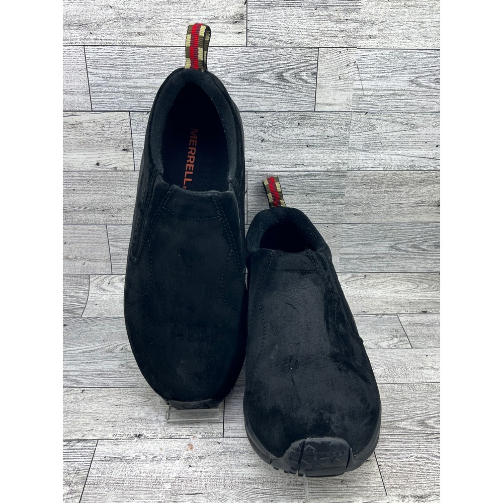 Merrell Jungle Moc Women Black‎ Suede Slip On Shoes J60826 Size 8